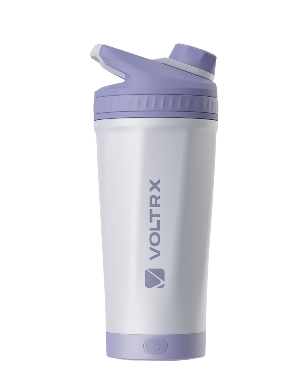 Lavender & White Electric Protein Shaker Bottle
